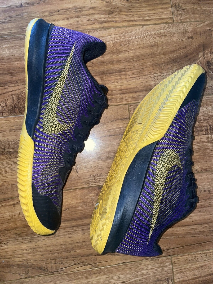 Nike KB Mentality 2 Sneakers Mens size 10.5 Fierce Purple Laker