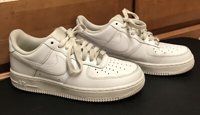 Nike Air Force 1 LE GS Low Triple White CW2288-111 Shoes Men Size