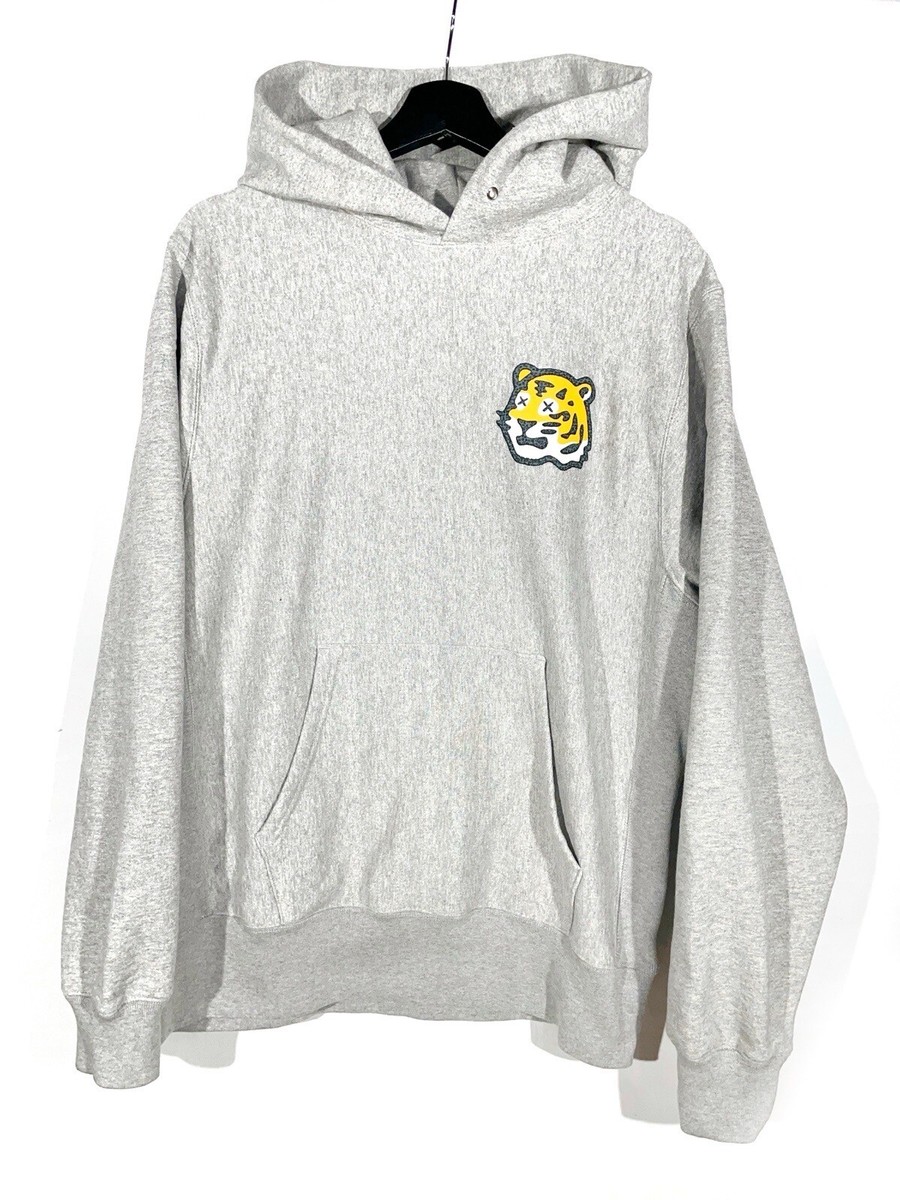 Human Made Grey Hoodie Big Tiger Logo Size Made In Japan | eBay