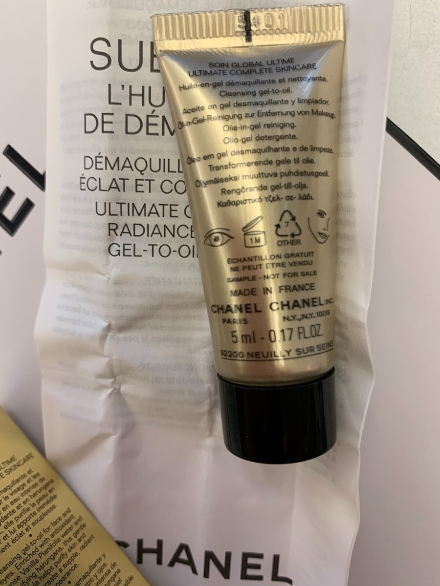 CHANEL Sublimage SUBLIMAGE GEL-TO-OIL CLEANSER 5ml | eBay