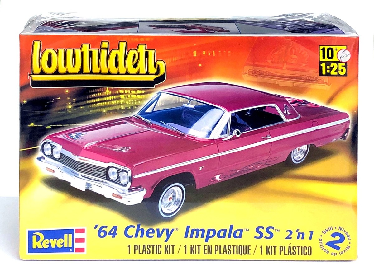 Revell 2574 1/25 Scale Lowrider '64 Chevy Impala SS Plastic Model