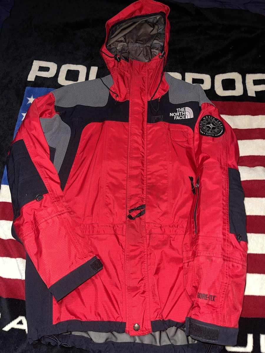 THE NORTH FACE Search & Rescue GORE-TEX Red Jacket Size Large Rare
