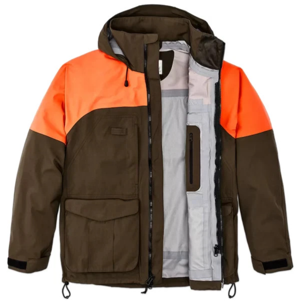 Filson 3 Layer Field Jacket - XS & S - 20067678 Dark Tan Blaze