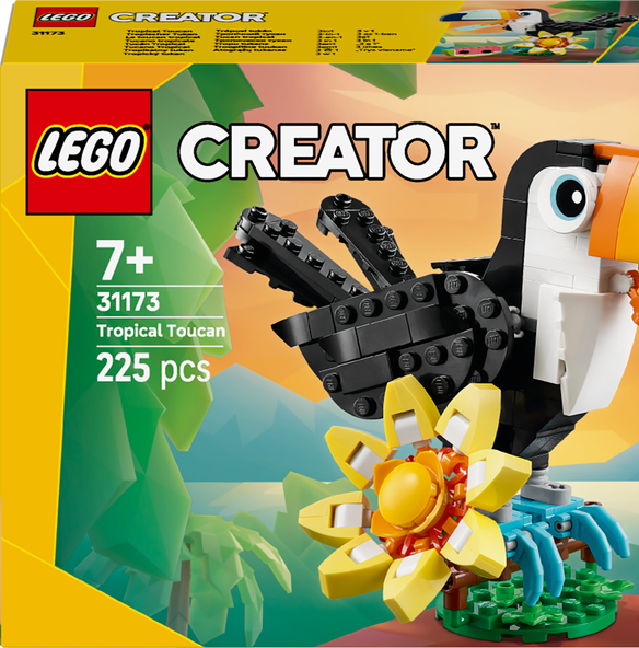 LEGO Creator 3 in 1 31173 Wild Animals Tropical Toucan 225 pcs Toy