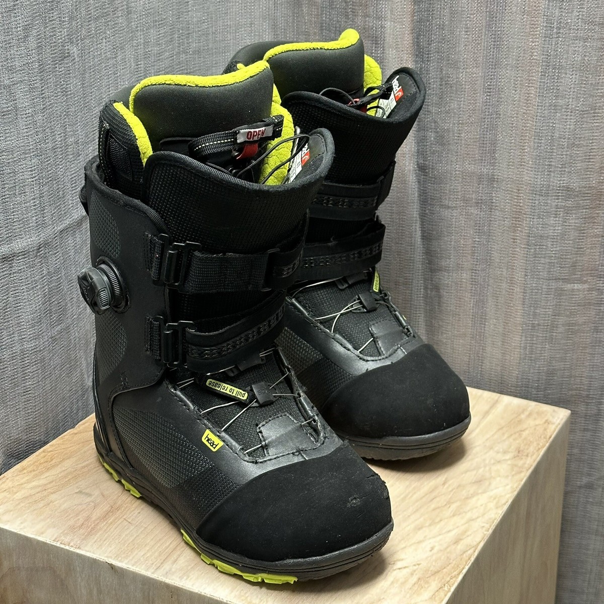 HEAD EIGHT BOA + Speed Lace + Hook-n-Loop Snowboard Boots, Men's