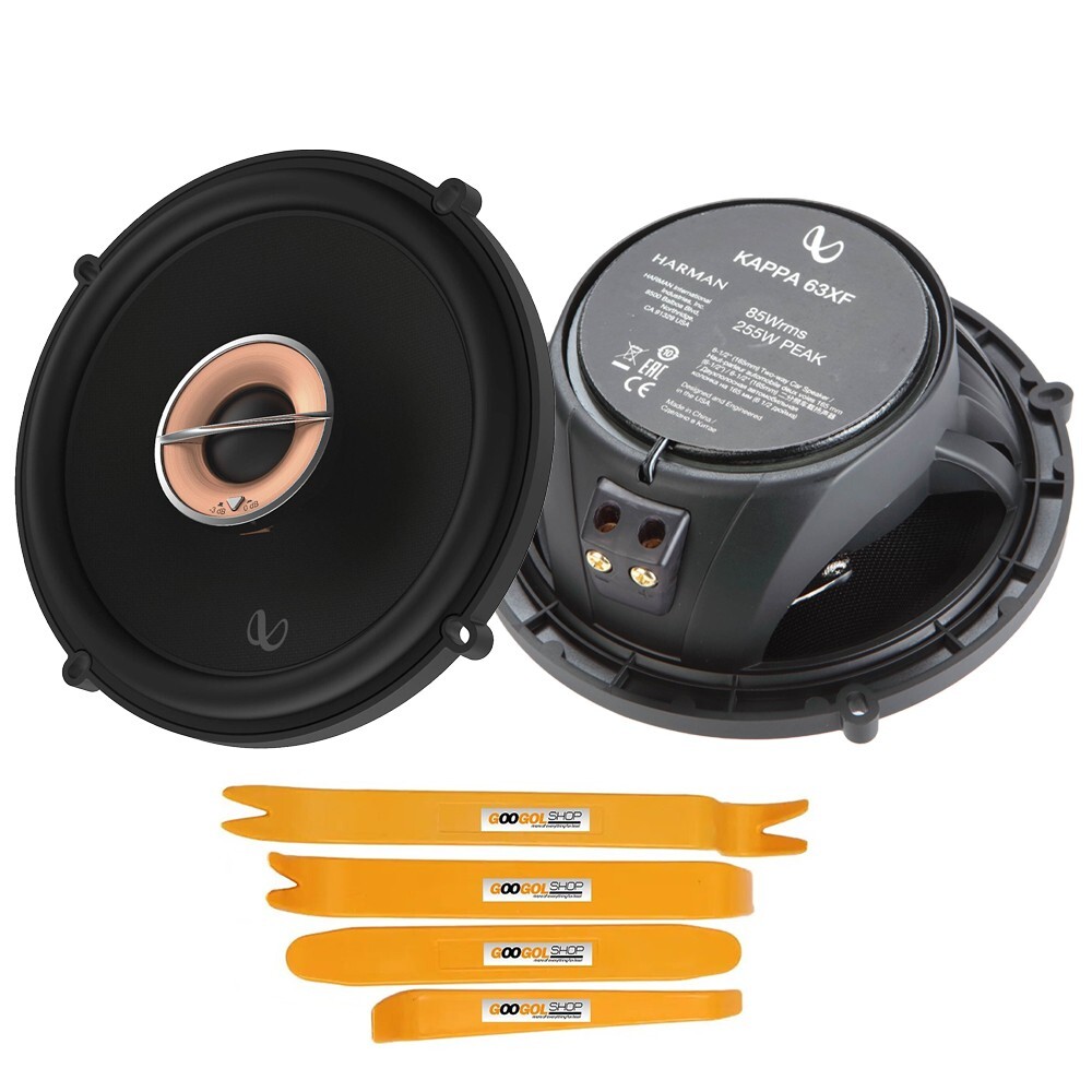 Infinity Kappa 63XF 6-1/2in 2-Way 255 Watts Peak Car Audio Upgrade