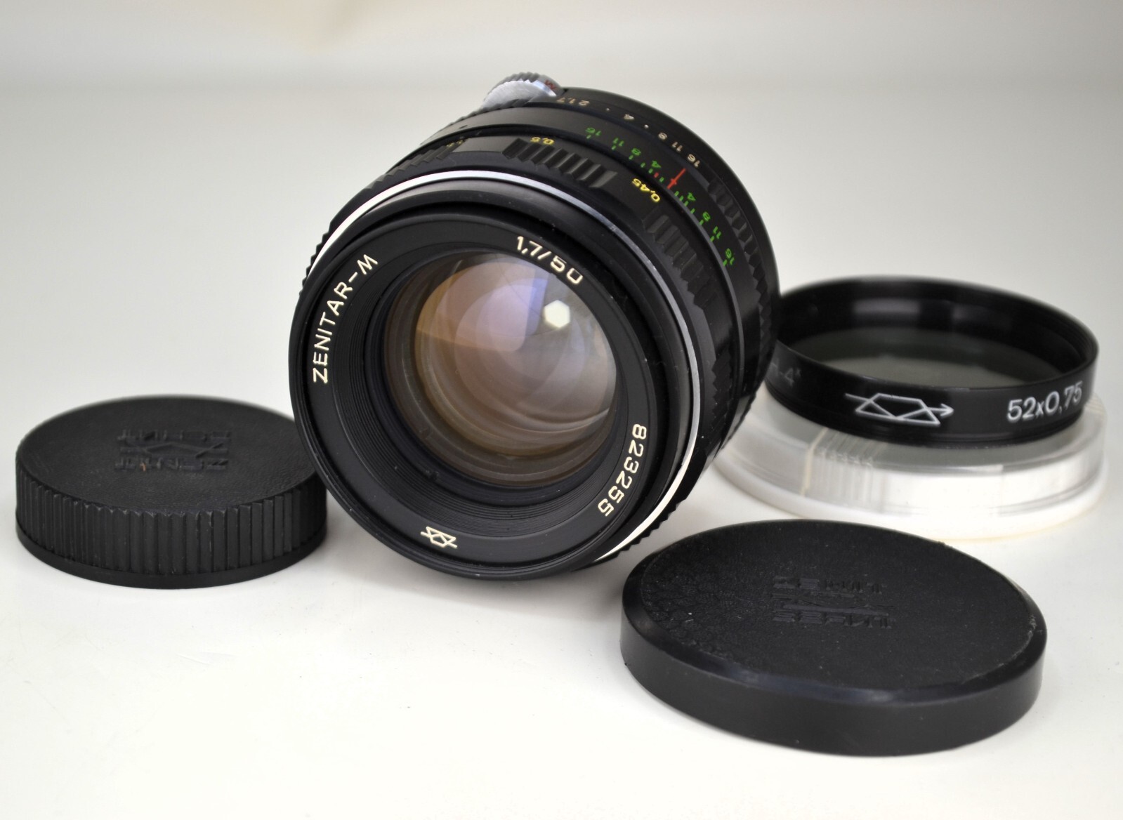 SERVICED! NEAR EXC! 1982 EXPORT FAST USSR ZENITAR-M SLR lens, f1.7