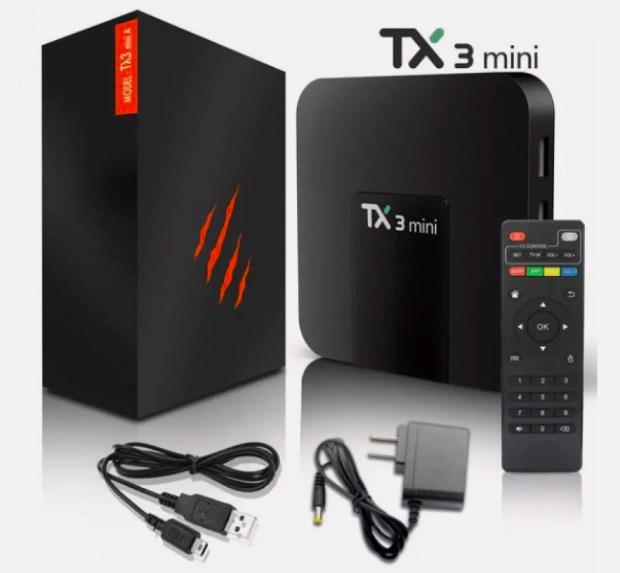 TX3 Mini Android TV Box Quad Core HD 4K Media smart TV Player PC