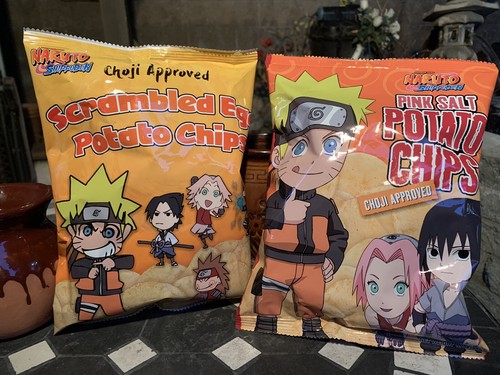 2 Bag x 1.9oz] Naruto Shippuden Pink Salt + Scrambled Egg Flavored
