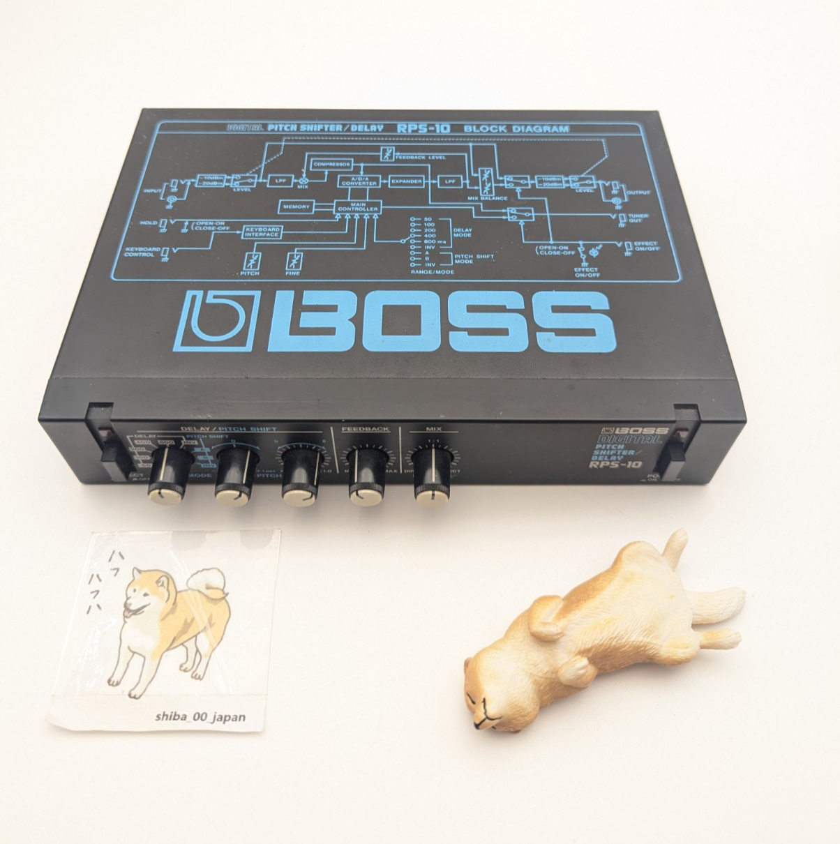 BOSS RPS-10 Pitch Shifter Guitar Effects Pedal Digital Half Rack