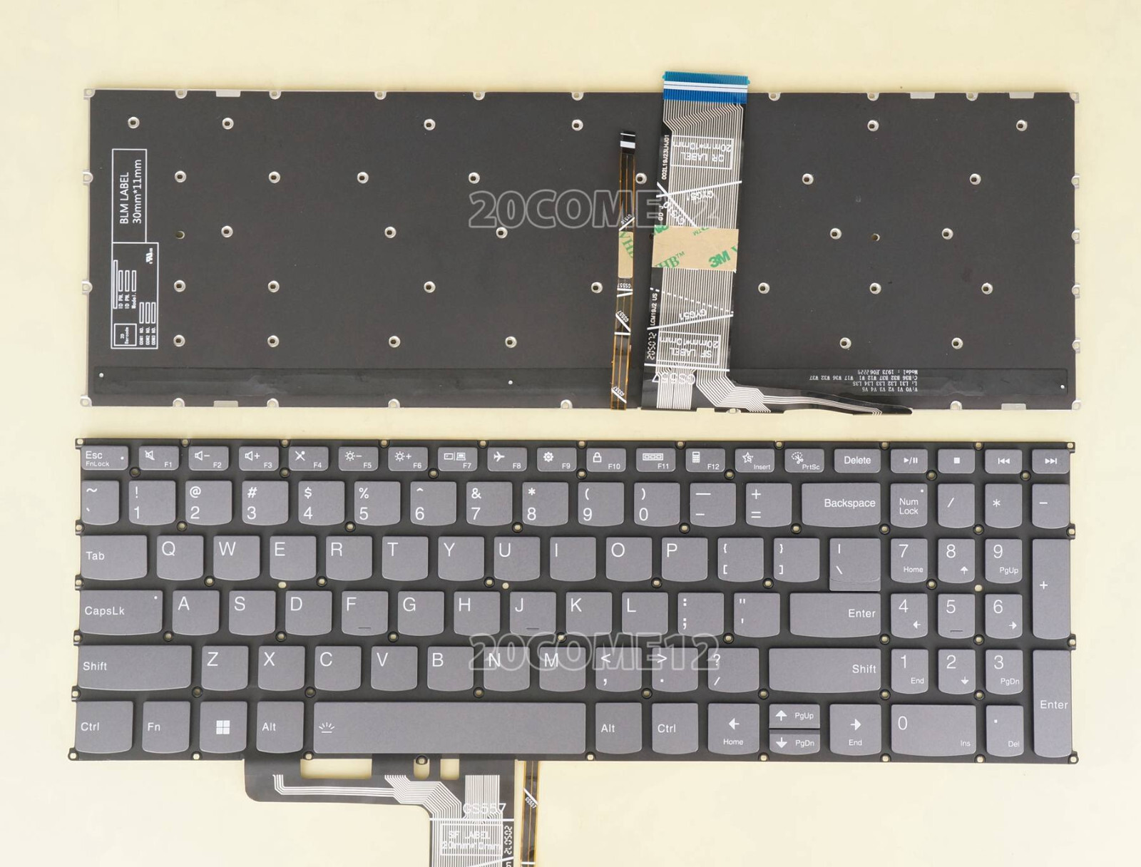 New for Lenovo Yoga Creator 7-15IMH05 82DS Keyboard US backlit | eBay