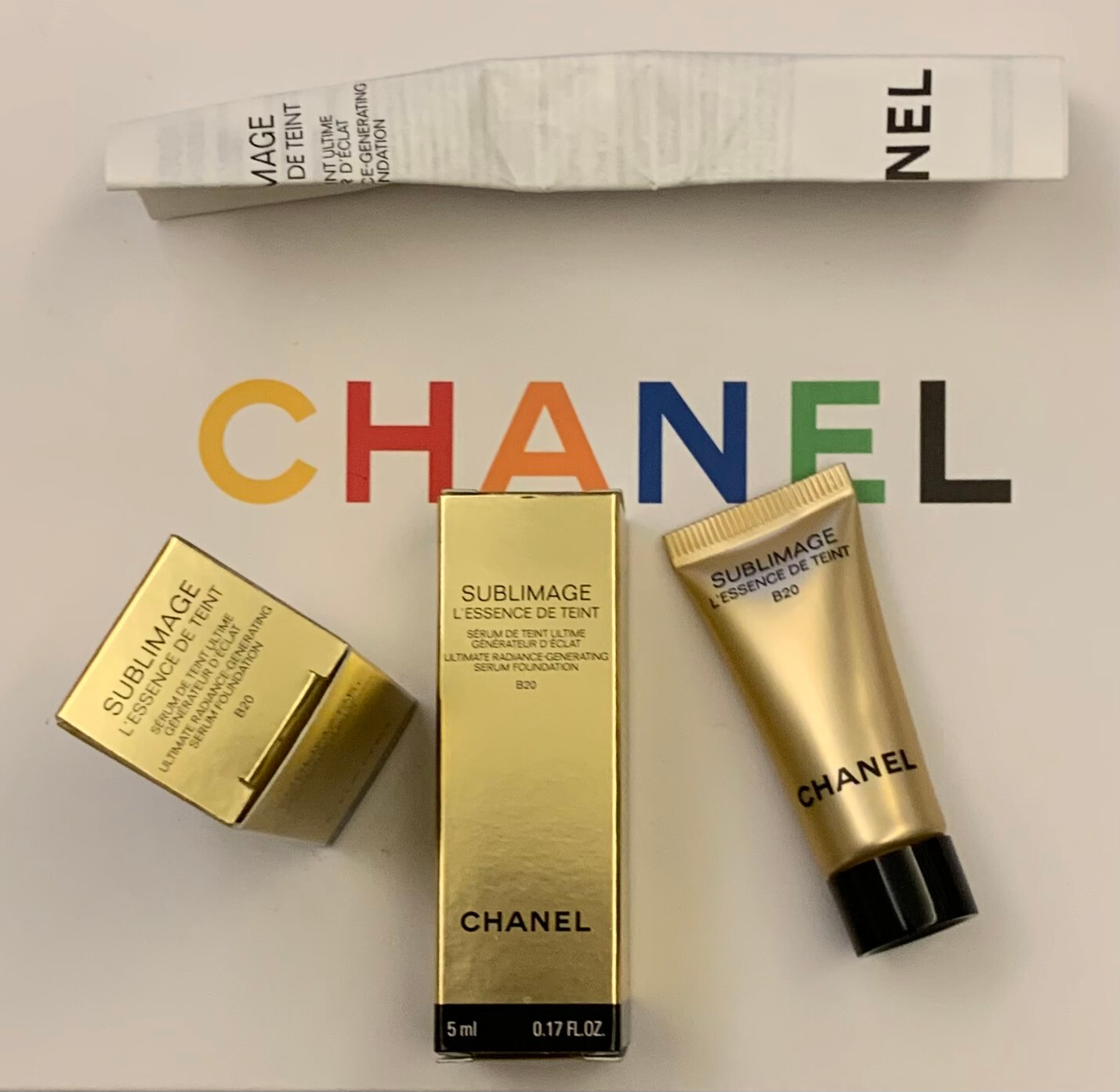 CHANEL Sublimage L'Essence de Teint Foundation B12 5ml | eBay