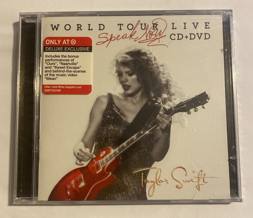 SEALED Taylor Swift World Tour Live Speak Now CD DVD Target Deluxe