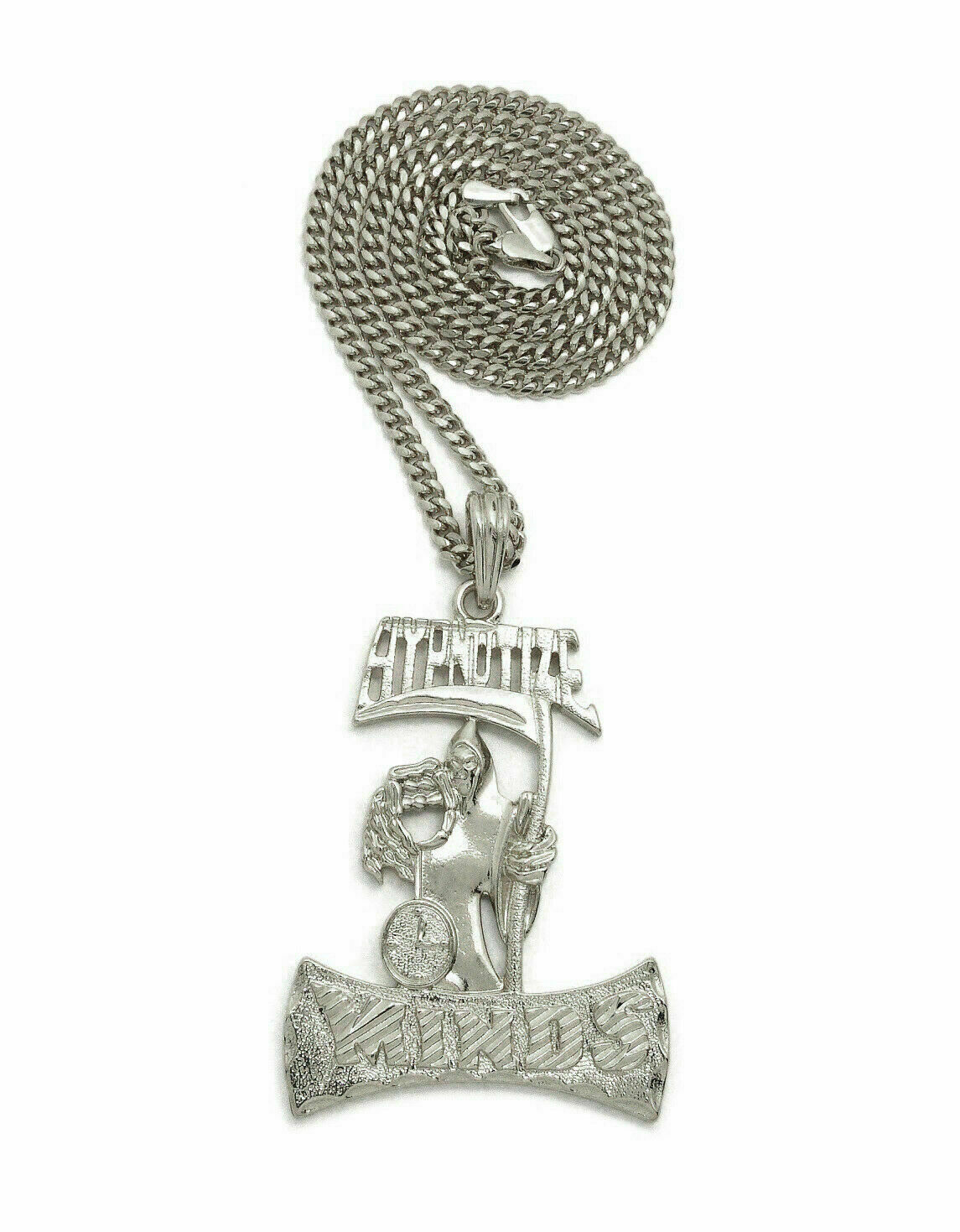 Hip Hop Iced Hypnotize Minds Pendant & 4mm 24