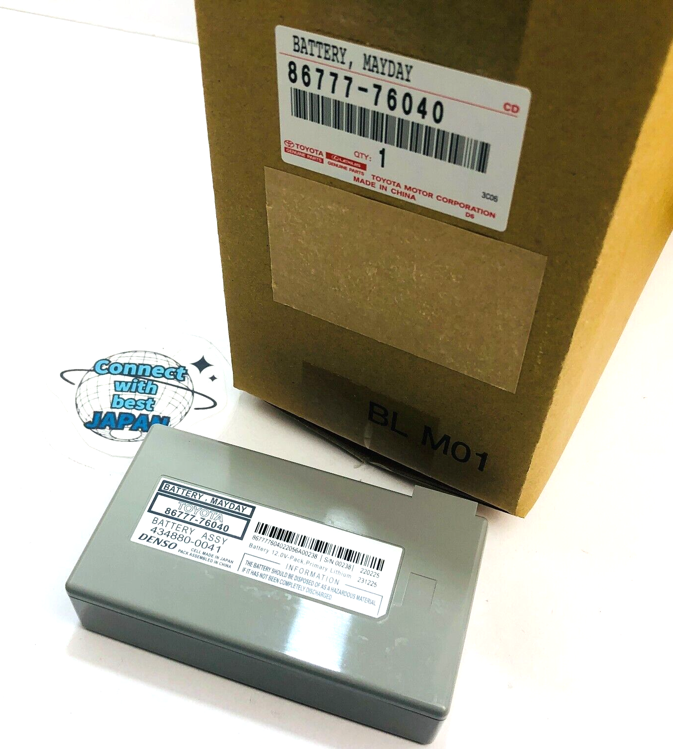 TOYOTA Genuine OEM Battery, mayday 8677776040, 86777-76040 | eBay