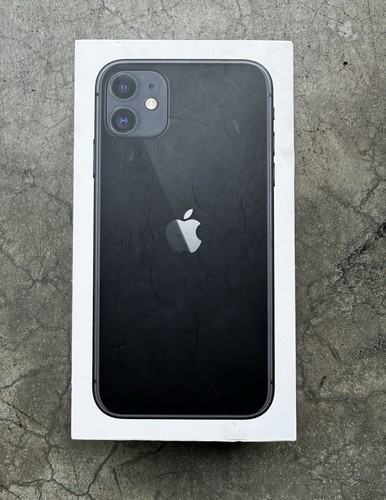 Apple iPhone 11 BOX ONLY NO PHONE Black 64GB MWL72LL/A 2019 | eBay