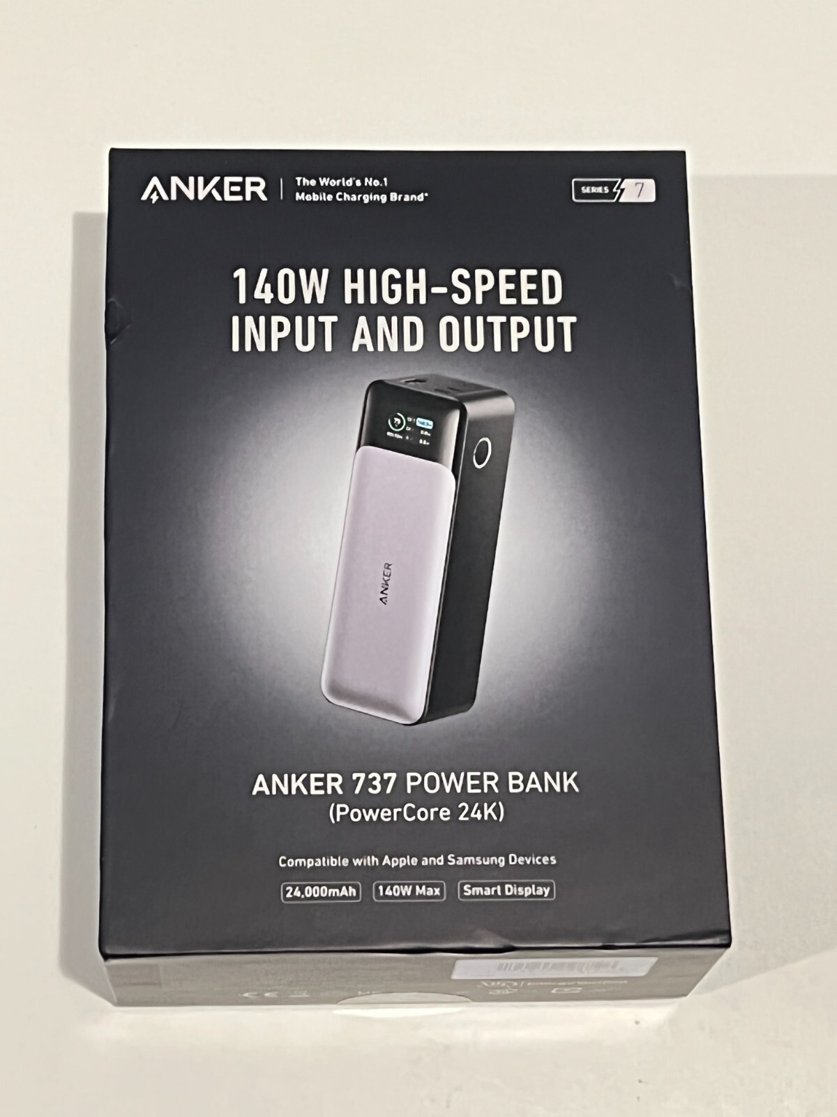 Anker 737 PowerCore 24K 140W Portable Charger Battery Power Bank
