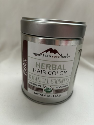 Mountain Rose Herbs Herbal Hair Color Henna Blend Organic 4 oz