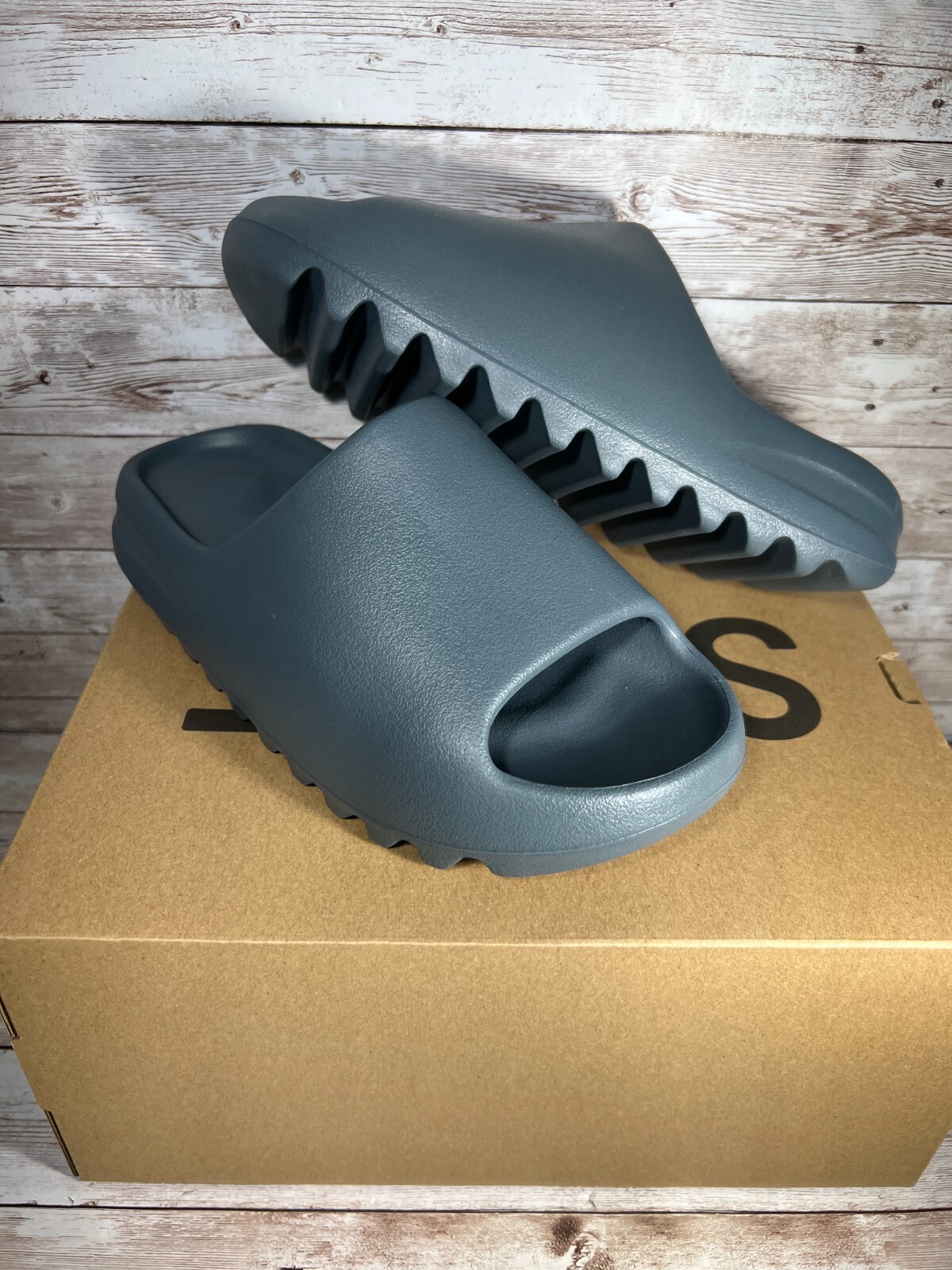 Adidas Yeezy Slide Slate Marine Men's Size 10 ID2349 | eBay