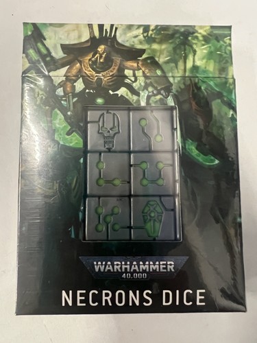 NECRON DICE 40K Warhammer Games Workshop 40,000 NEW in Box Necrons