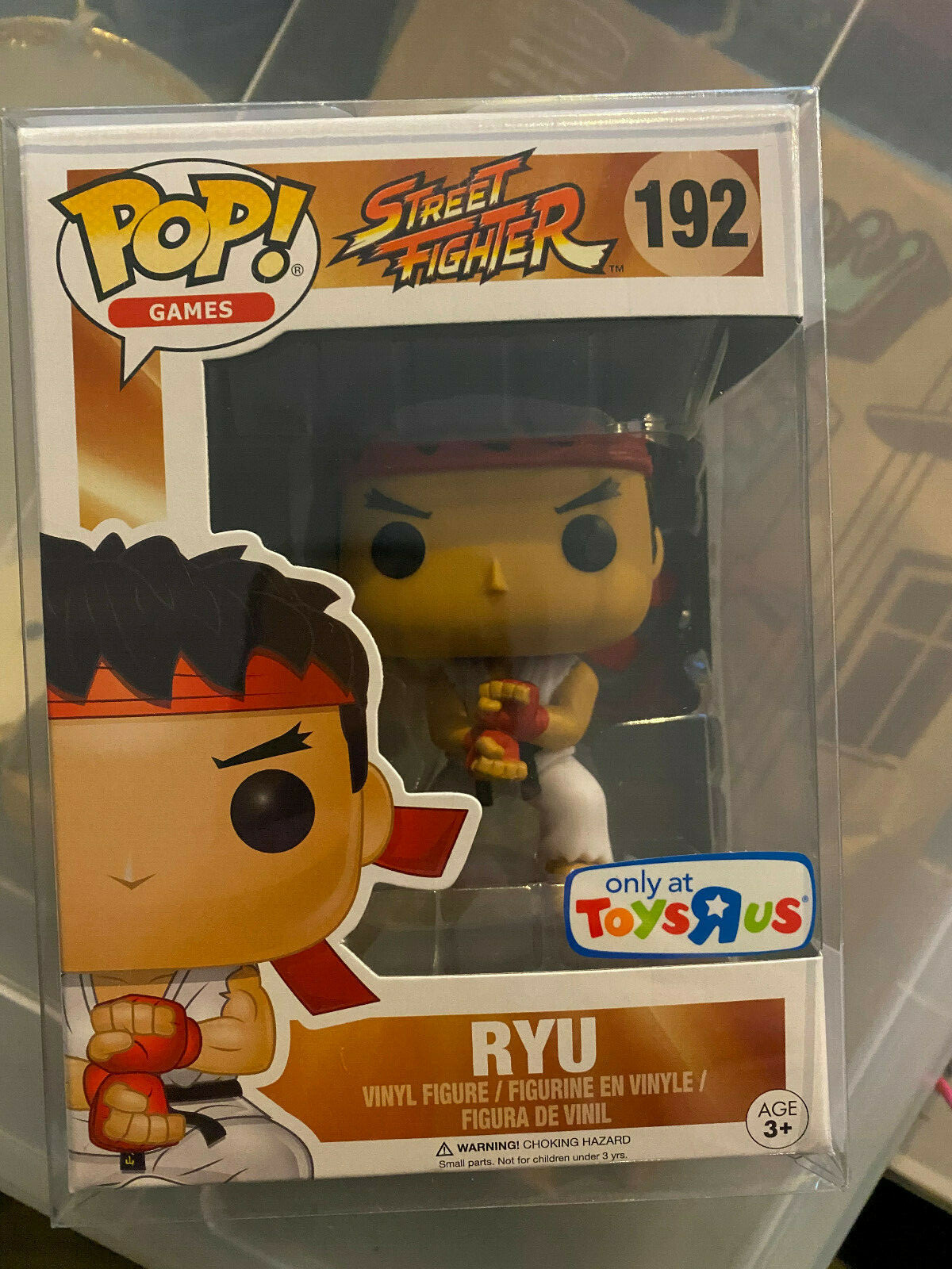 Funko Pop! Games #192 Street Fighter Ryu Toys R Us Brand-New