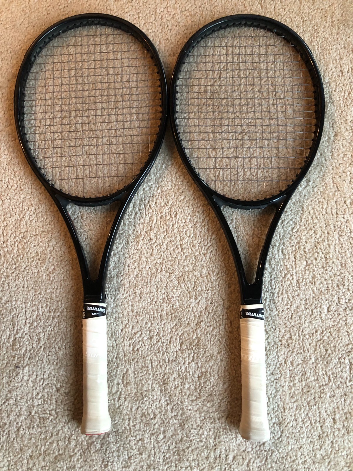 2 Wilson Pro Staff 97 v11 Countervail 4 1/4 Tennis Rackets #7187