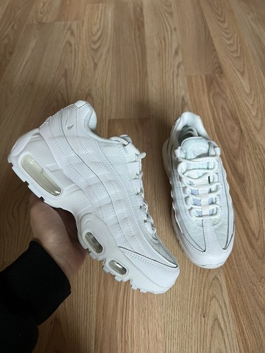 nike air max 95 triple white size 4 | eBay