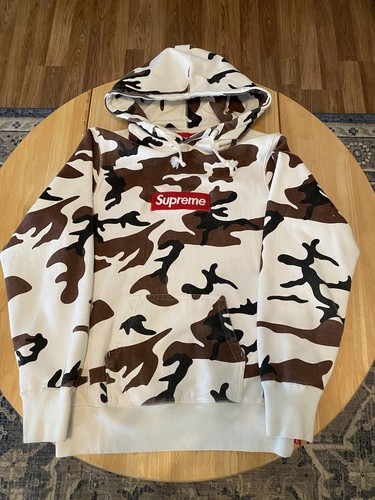 2013 Supreme Urban Cow Camo Box Logo Hoodie - Size Medium