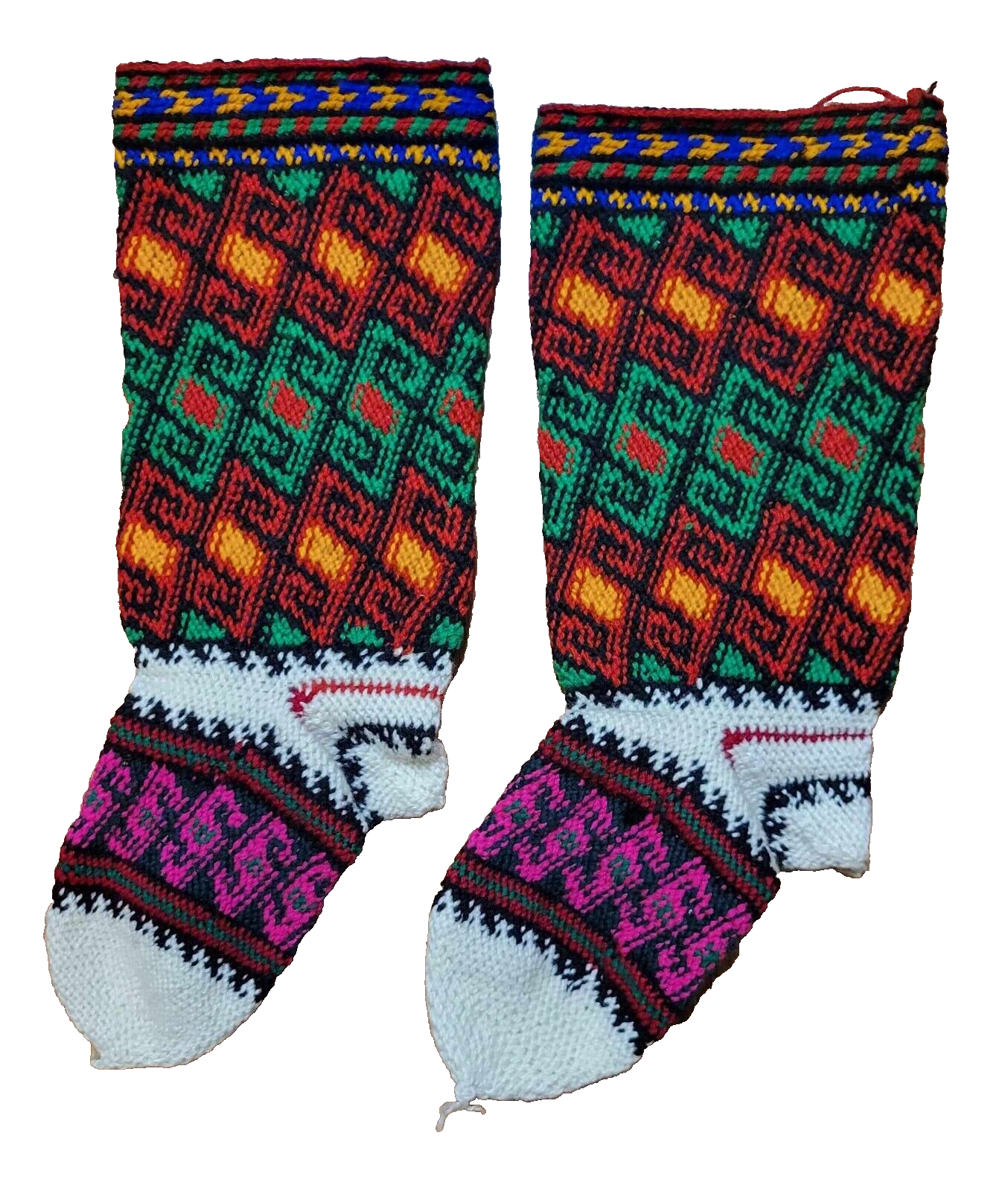 HAND KNITTED PAMIRI JURAB KNEE HIGH SOCKS From Tajikistan- S/M | eBay