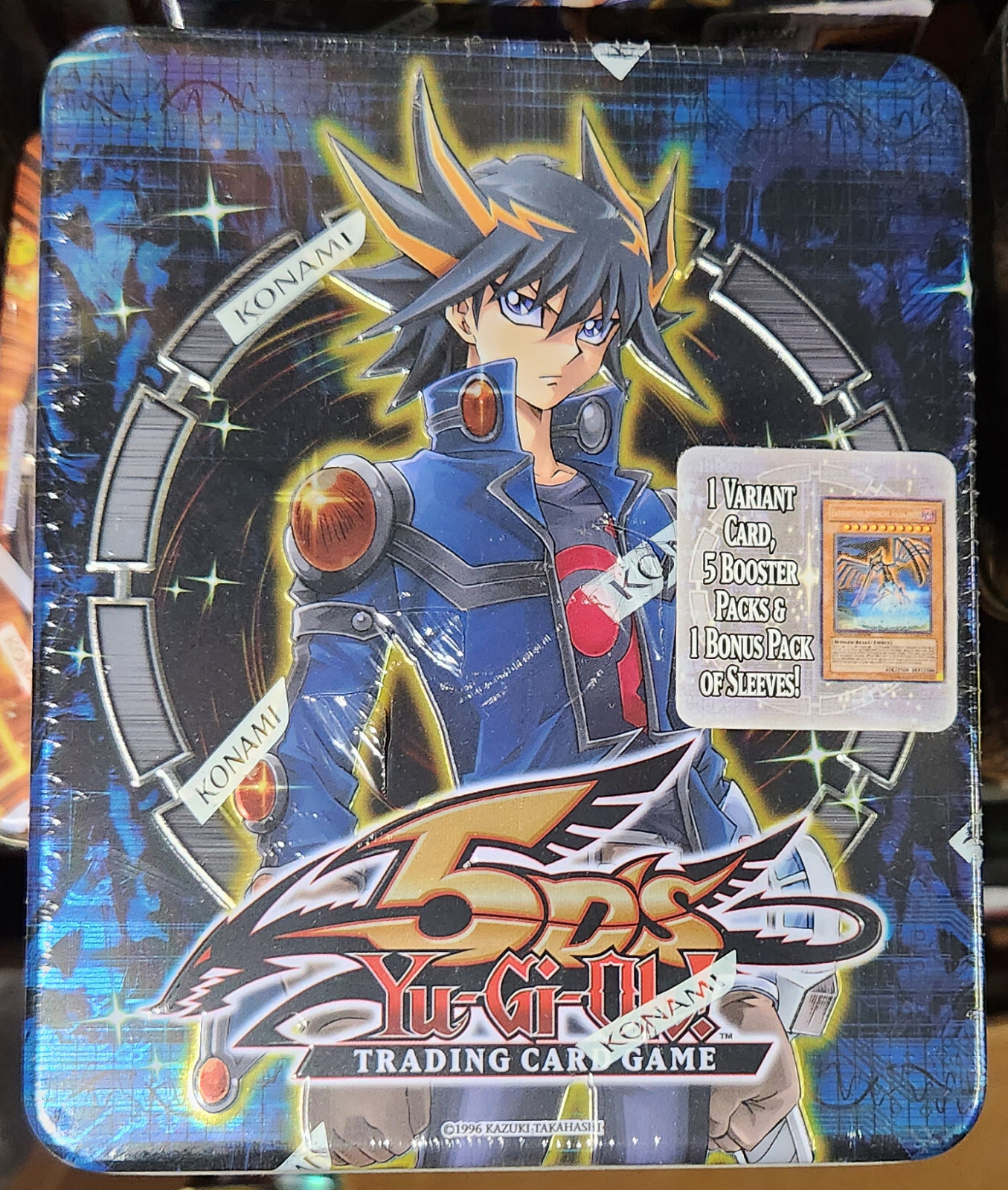 YUGIOH! 5D'S 2009 YUSEI FUDO EXCLUSIVE TIN SET (FACTORY SEALED