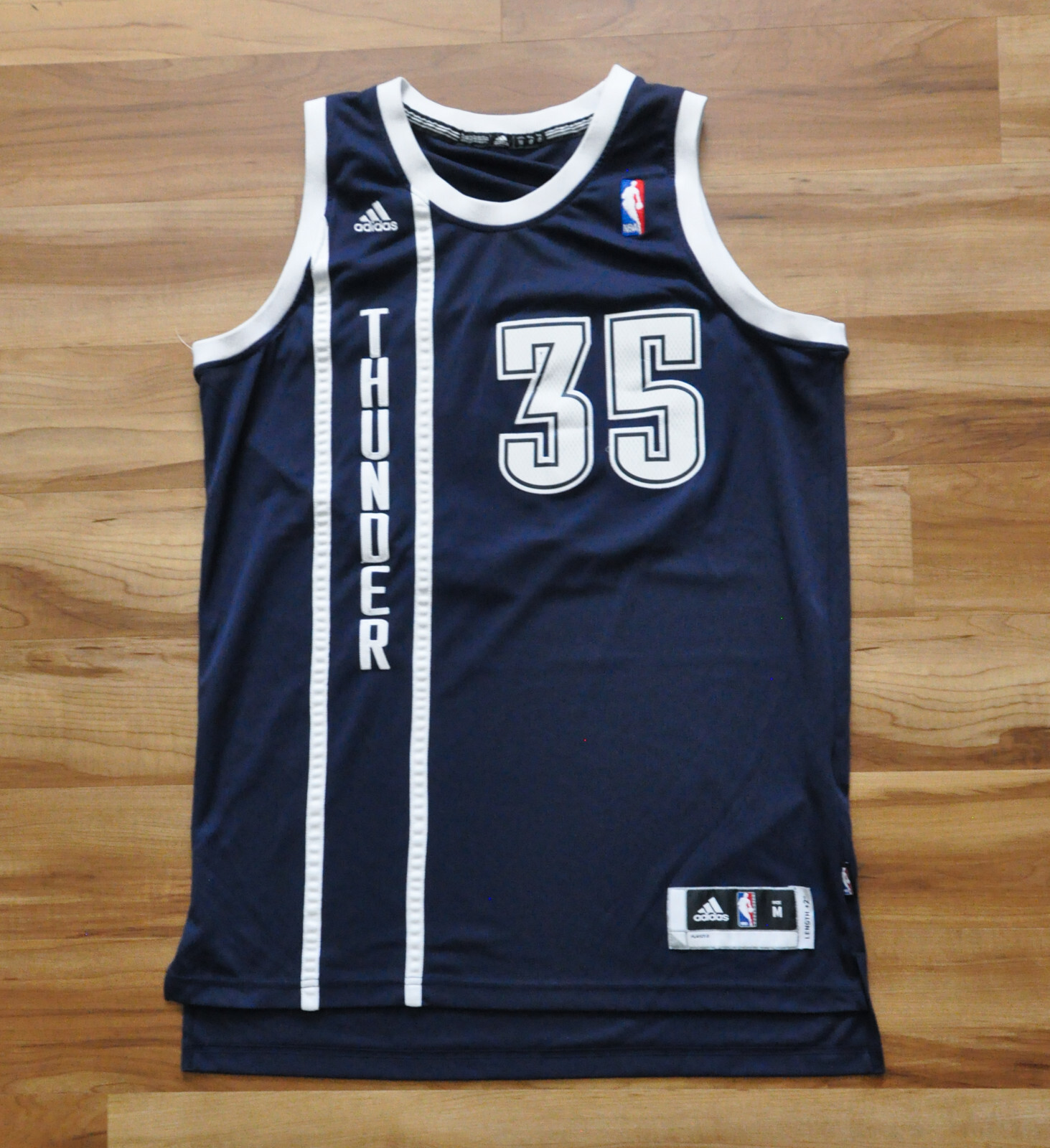 Kevin Durant OKC Thunder Adidas Jersey Swingman Alt Navy Blue