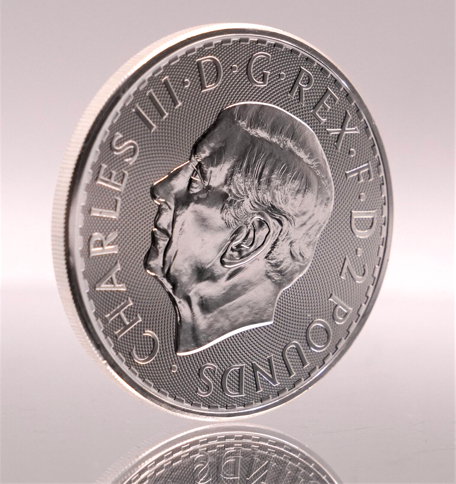 ONE 2023 Britannia KING Charles III 1oz 999 FINE Silver BU bar