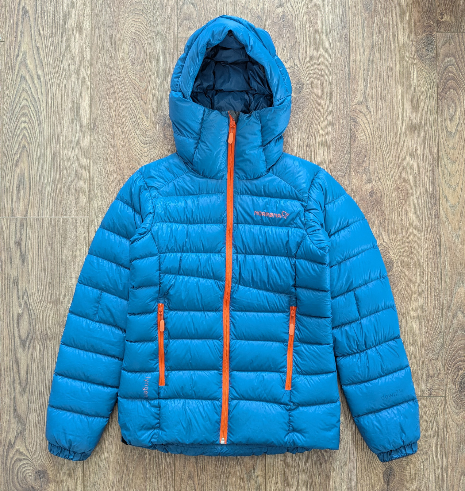 Norrona Lyngen Light Down 750 Women's Jacket Size XS Blue | eBay