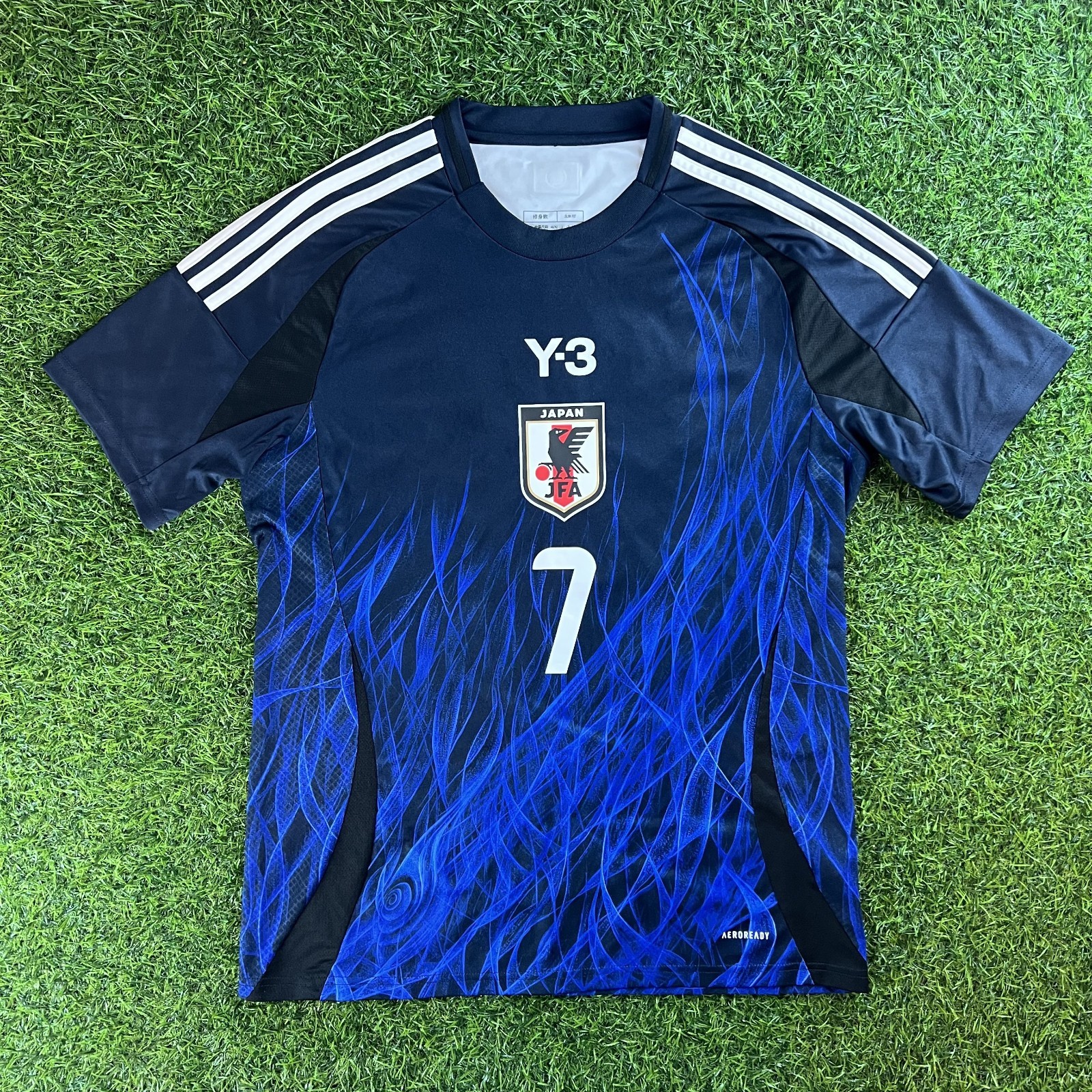 Kaoru Mitoma Y-3 Japan 2024 Official Jersey Shirt Kit – JPN XL