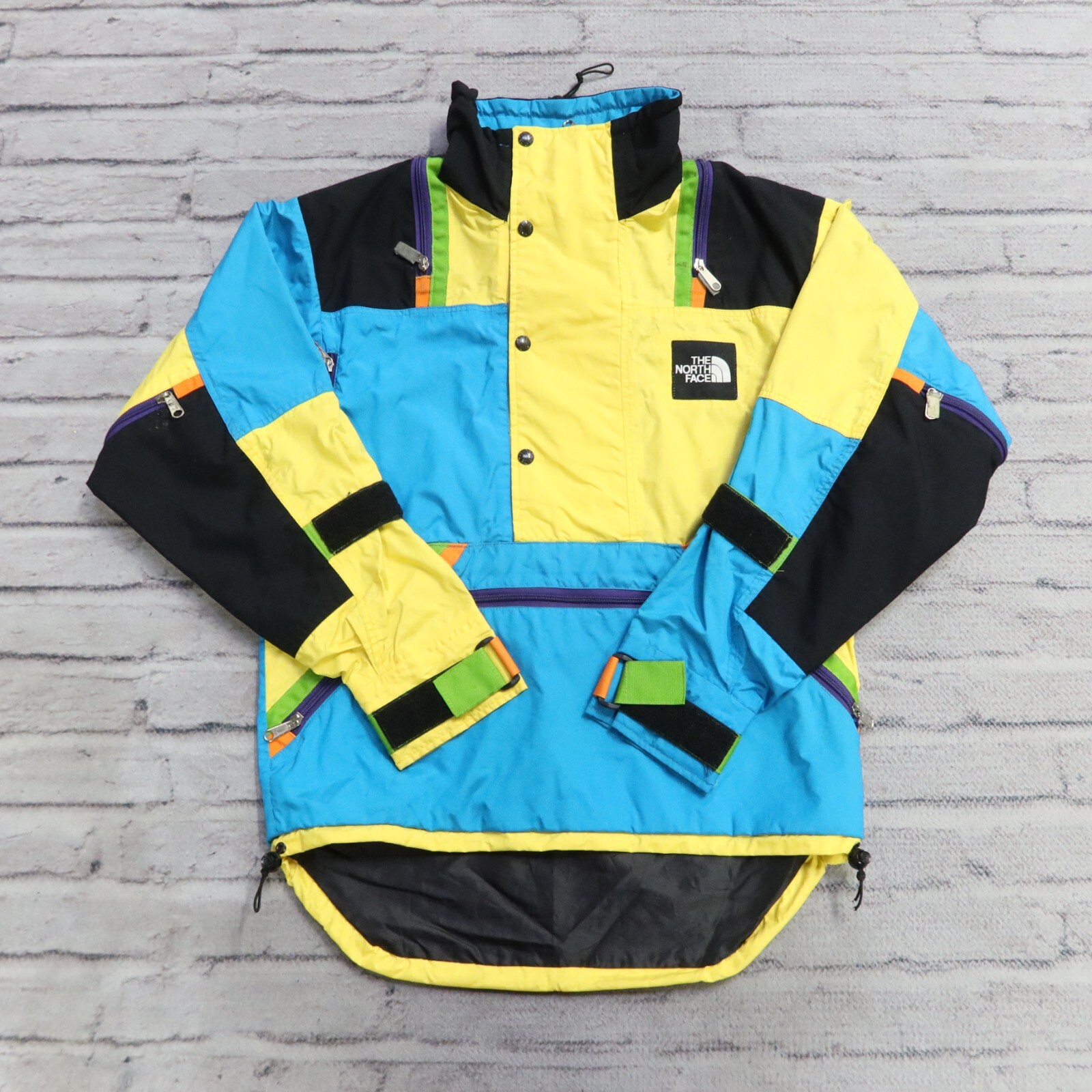 Vintage 90s North Face Colorblock Mountain Ski Jacket Size S Nylon