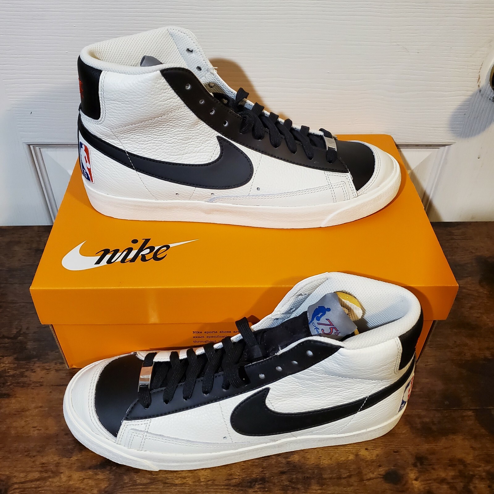 Nike Blazer Mid '77 EMB NBA 75th Anniversary Trail Blazers Sz 10