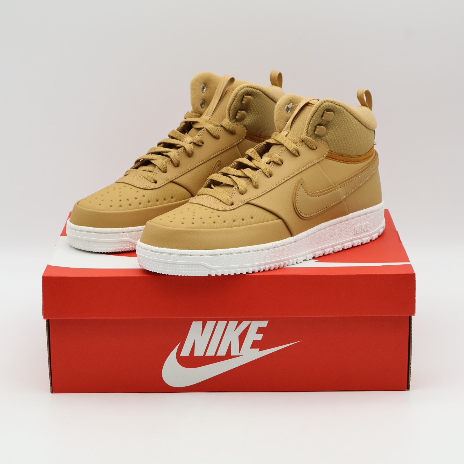 DR7882-700 Nike Court Vision Mid Elemental Gold Sail Desert Ochre
