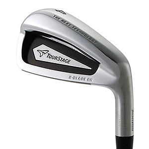 ブリヂストン ツアーステージ X-BLADE GR BLACK アイアンの試打