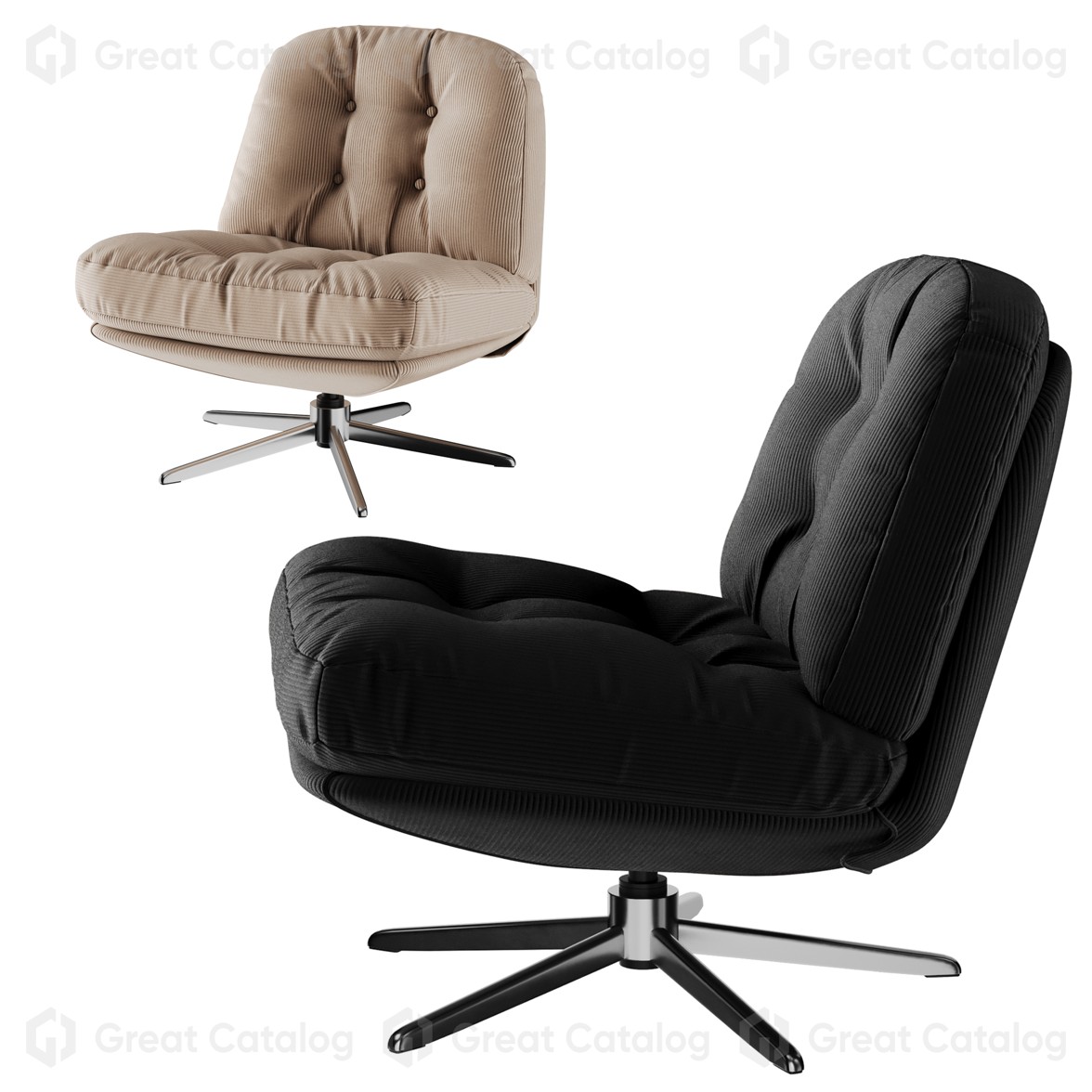 Swivel Chair IKEA Dyvlinge 3D model - GreatCatalog 121445