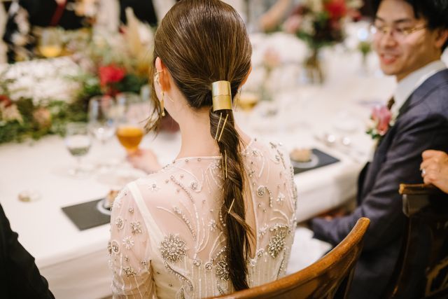 プリュイ ホーンクラウン pluie プリュイ ホーンクラウン 結婚式♡前