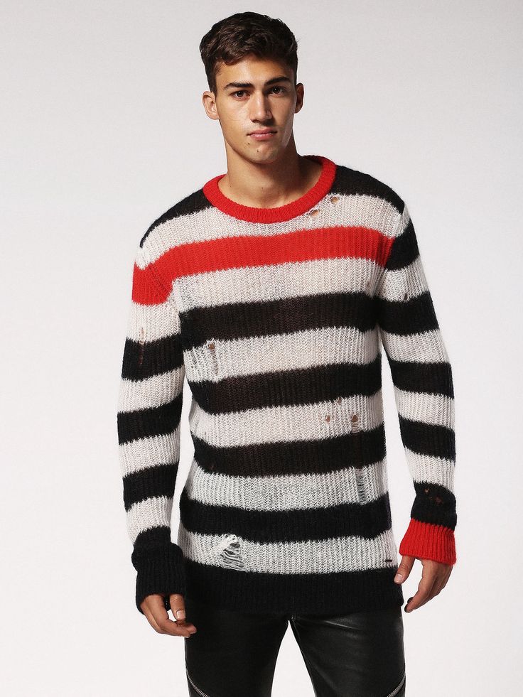 kolor】knit docking blouse Black