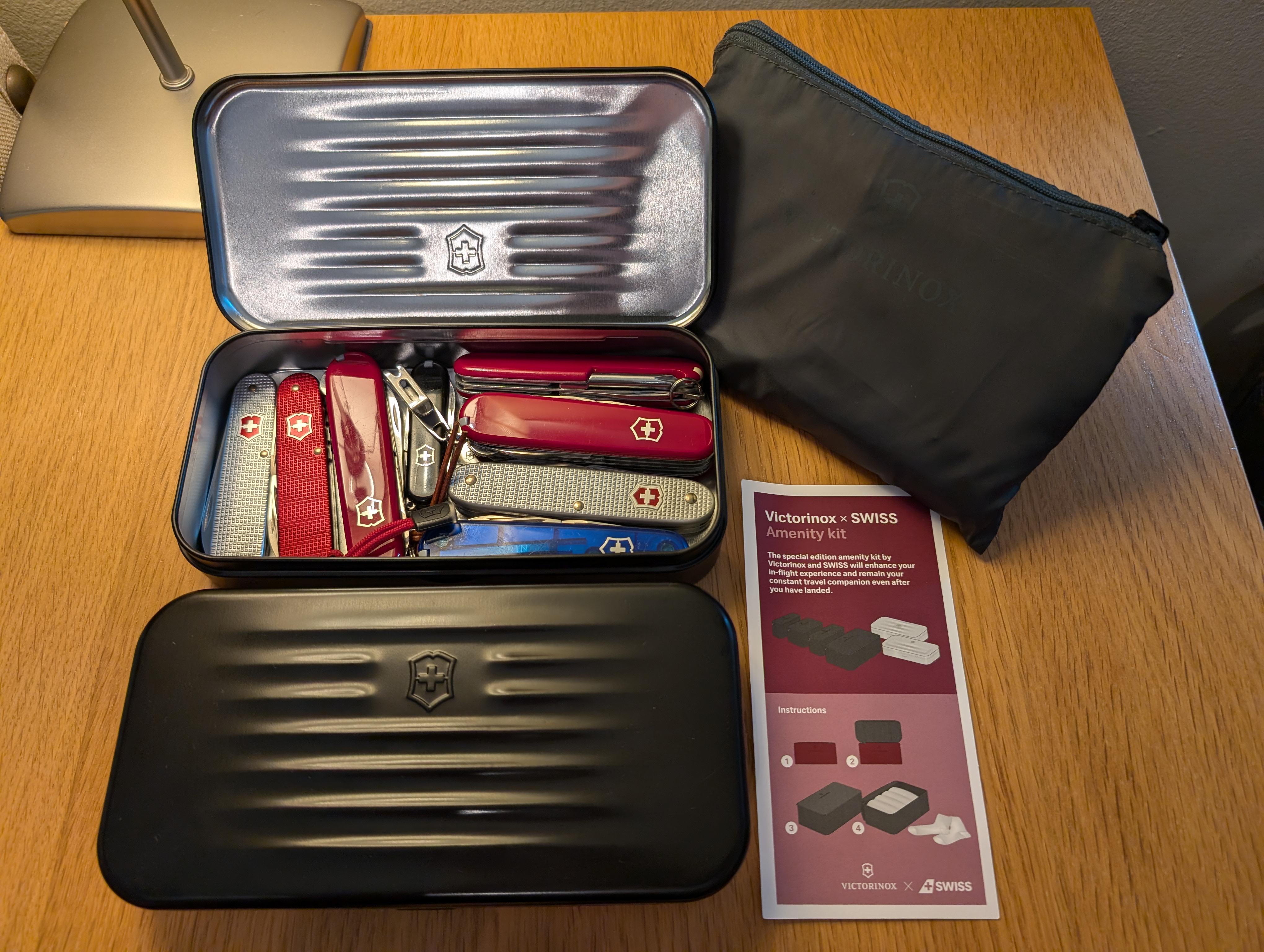 Victorinox x スイス航空のアメニティキット : r/victorinox