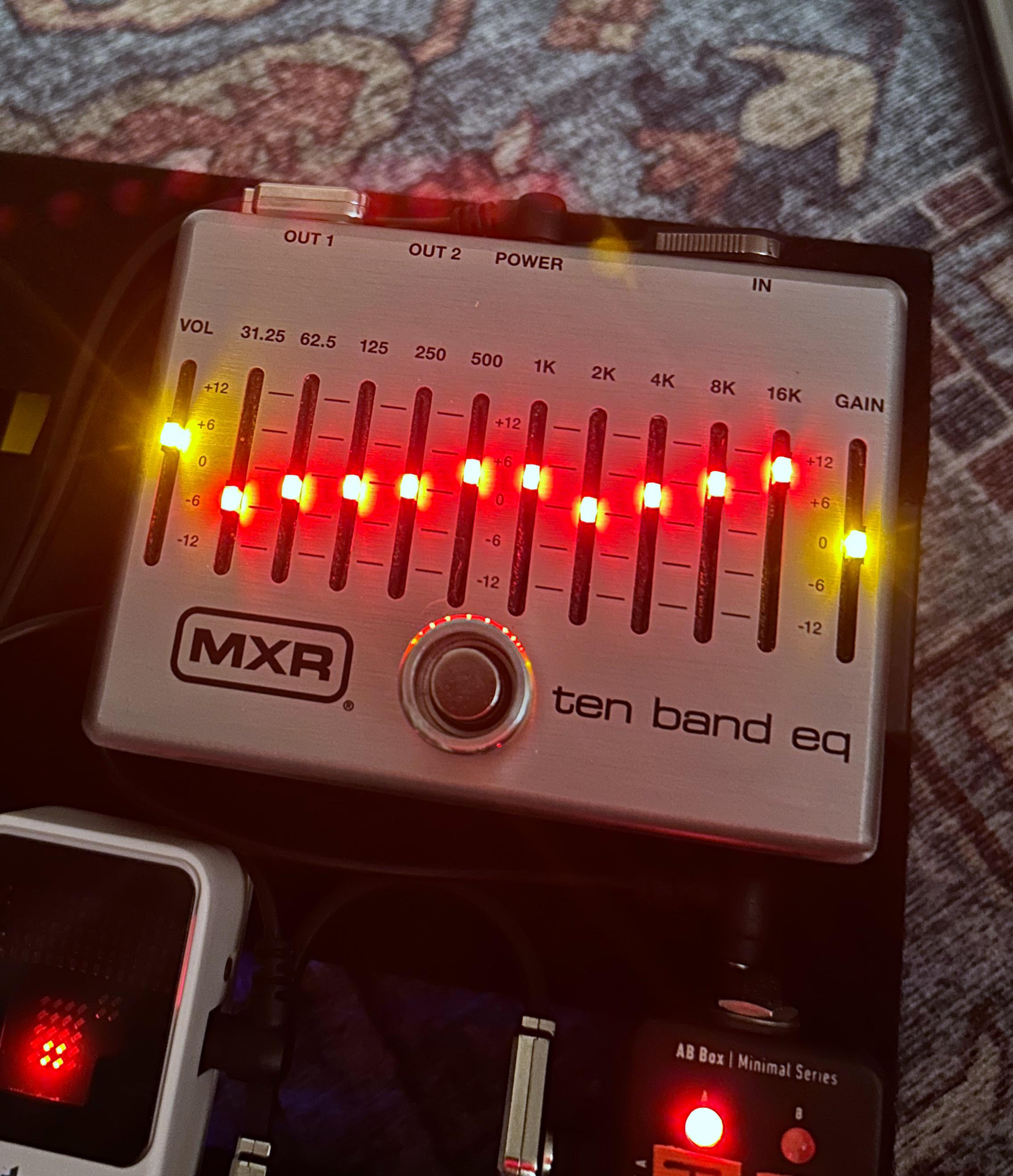 MXR Ten Band EQ LED Mod : r/guitarpedals