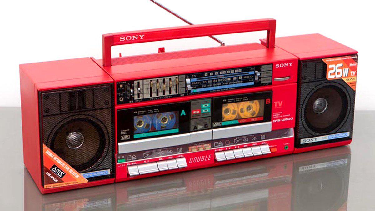 In 1988, Sony unveiled the ultimate party machine - the CFS-W600