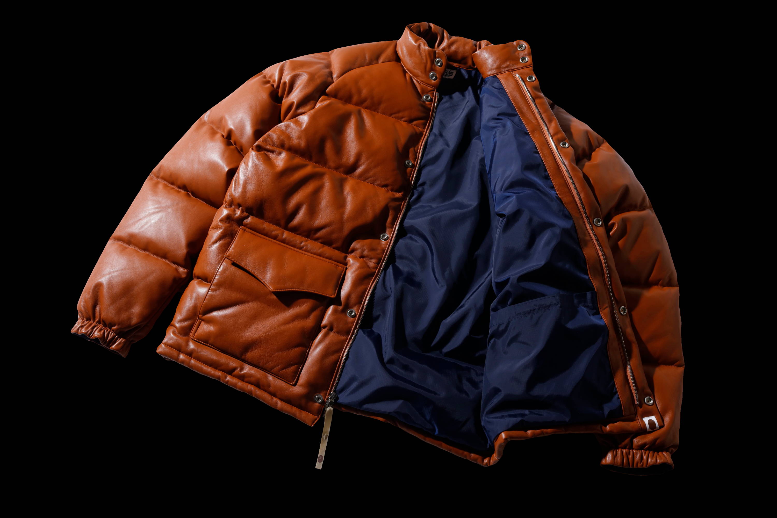 LEATHER CLASSIC DOWN JACKET | bape.com