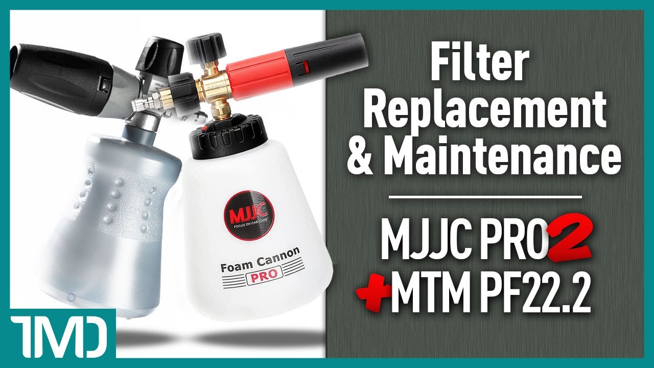 How to Replace Filters in MJJC Pro 2 & MTM PF22.2 Foam Cannons +