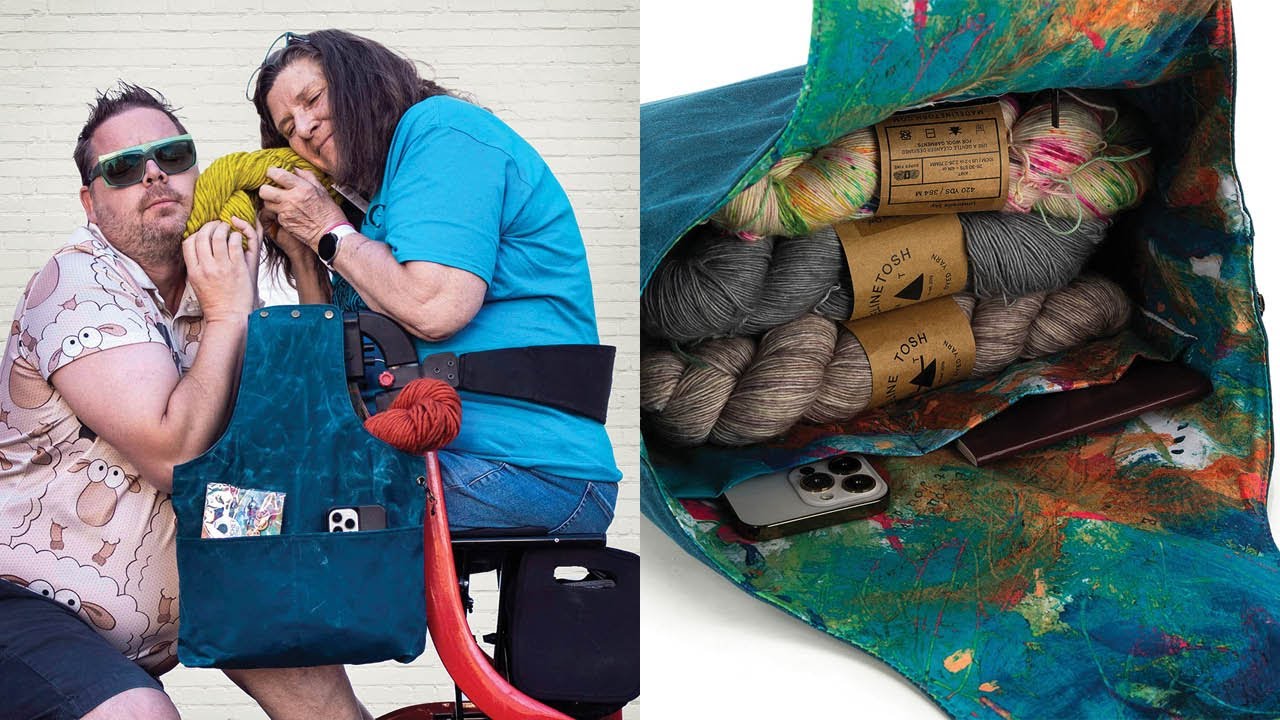 Official Crochet Crowd Mobility Bucket Bag by Della Q with Jimmy