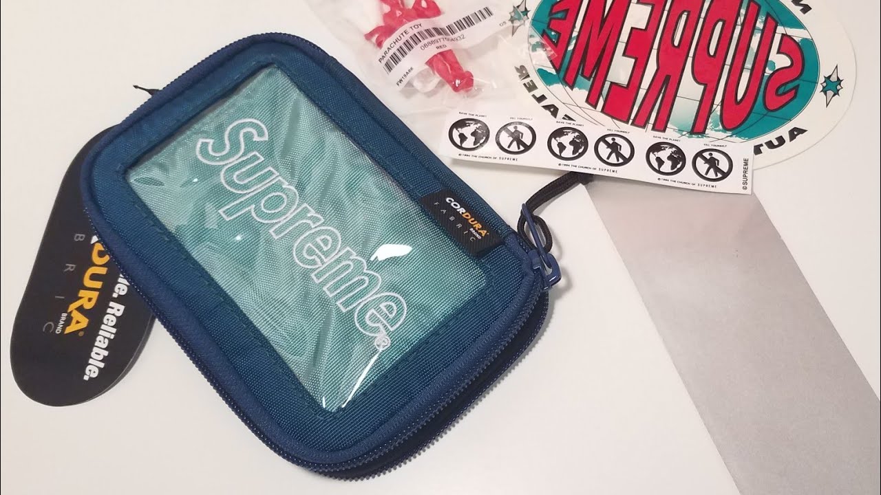 Review of the supreme fw19 small zip pouch! - YouTube