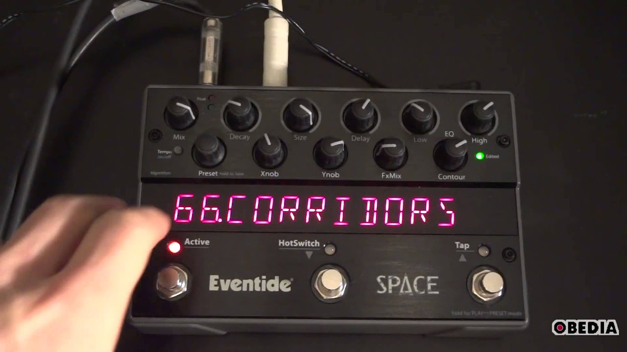 Eventide Space Guitar Reverb Stomp Box Overview - YouTube