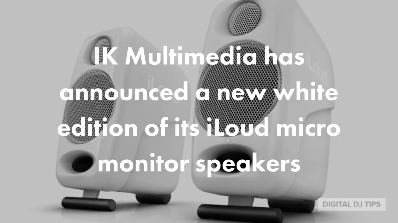 IK Multimedia Releases iLoud Micro Monitors In White - YouTube